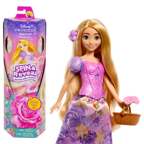 Păpușe - Păpușa Disney Princess Rapunzel, cu acsesorii