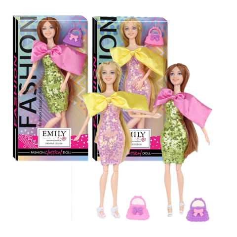 3-6 ani - Păpușa Emily cu gentuța, (as.)