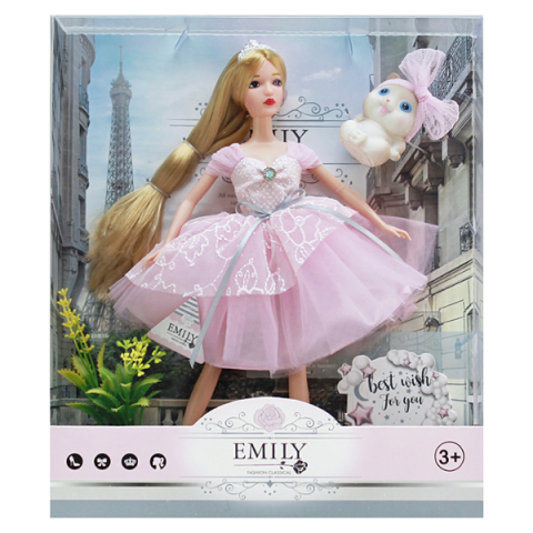 Păpușe - Papusa Emily "Seria cu animalut si accesorii"
