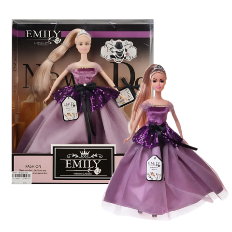 Păpușe - Păpușa Emily "Seria Regina Balului cu accesorii"