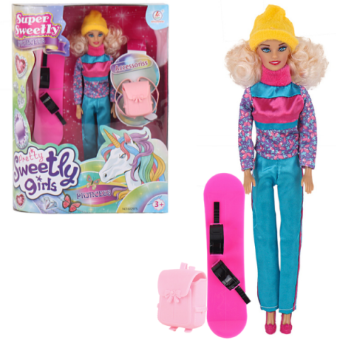 Păpușă în costum, cu accesorii, 29 cm, 2 modele [4]