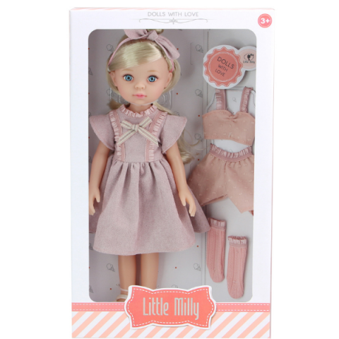 Păpușa "Mica Milly", în rochie roz 33 cm [5]