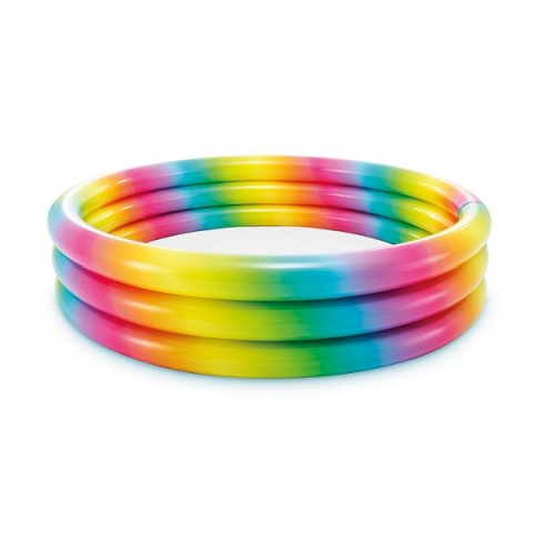 Piscine gonflabile - INTEX Piscină gonflabilă pentru copii “Curcubeu ombre” 147×33 cm, 330 L, 2+