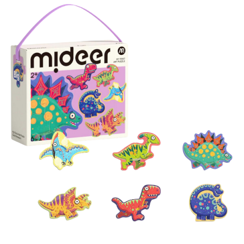 Toate Produsele - Primul Puzzle „Dinozauri drăguți”, 6 în 1