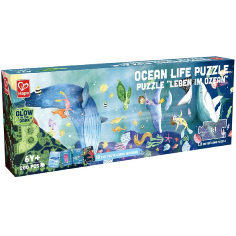Puzzle 1,5 m "Viața în ocean", 200 elem. [10]