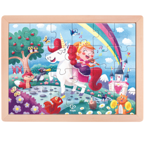 Puzzle 2 în 1 "Unicorn și prieteni" [1]