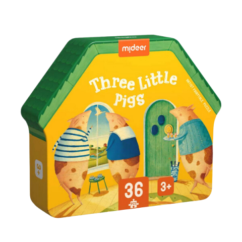 Puzzle cu basme ilustrate „Trei purceluși”, 36 elem. [2]