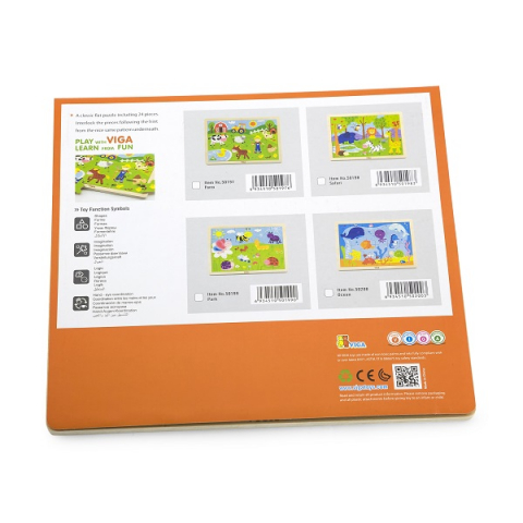 Puzzle din lemn "Animăluțe" 24 elem. [4]