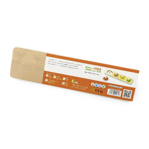 Puzzle din lemn cu buton „Fructe" [3]