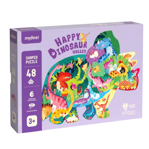 Puzzle în formă de animal „Valea Dinozaurului Fericit”, 48 elem. [2]