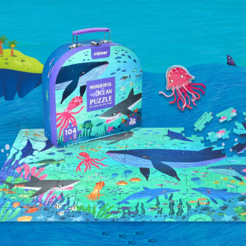 Puzzle în valiză „Oceanul minunat”, 104 elem. [6]