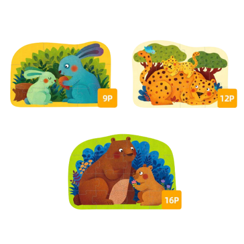 Puzzle Level Up „Mama și copilul”, nivelul 2 [1]