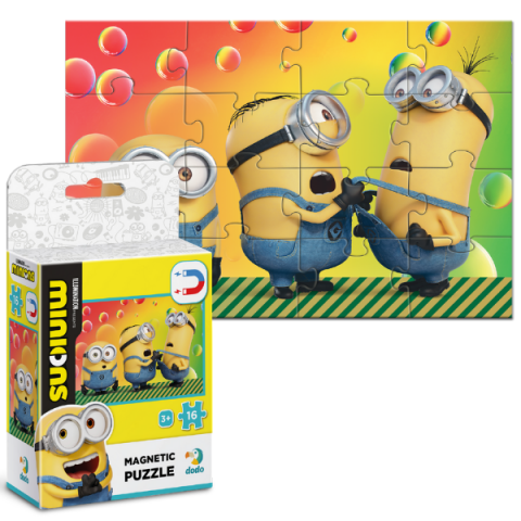 Toate Produsele - Puzzle magnetic "Prieteni", seria Minions, 16 elem.