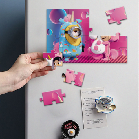 Puzzle magnetic "Unicorni", seria Minions, 16 elem. [3]