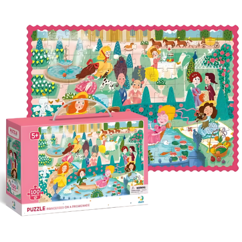 Toate Produsele - Puzzle "Prințese la plimbare", 100 elem.