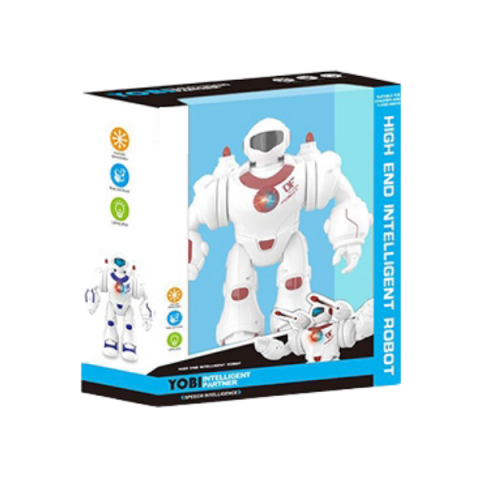 Robot inteligent, albastru și roșu [2]