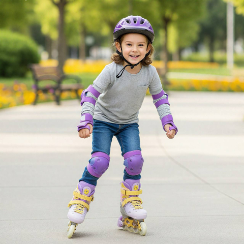 Role pentru copii "Sweet Lilac" cu design ursuleț [1]
