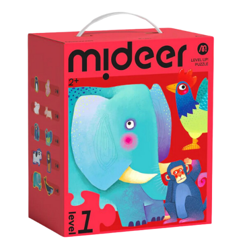 Seria de puzzle-uri „Animale”, 10 în 1, nivelul 1 [2]