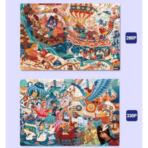 Seria de puzzle-uri „Carte magică și basm”, 2 în 1, nivelul 8 [3]