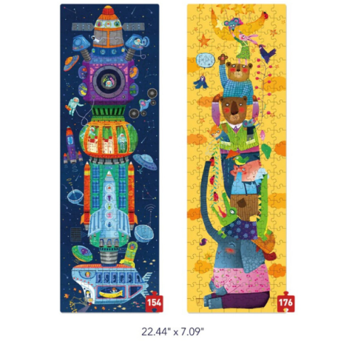 Seria de puzzle-uri „Lumea imaginaţiei”, 2 în 1, nivelul 6 [4]