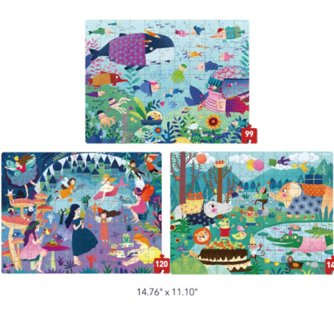 Seria de puzzle-uri „Lumea magică”, 3 în 1, nivelul 5 [4]