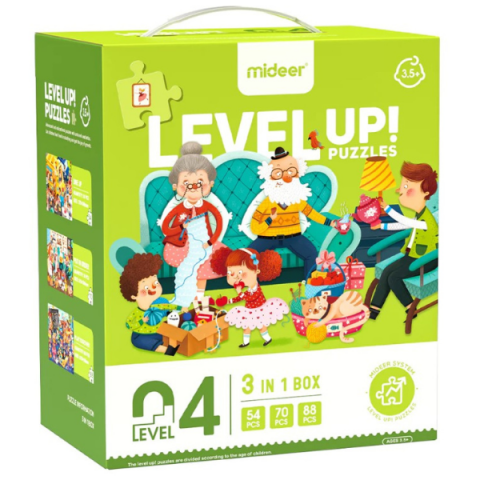 Seria de puzzle-uri „O zi din viața mea”, 3 în 1, nivelul 4 [2]
