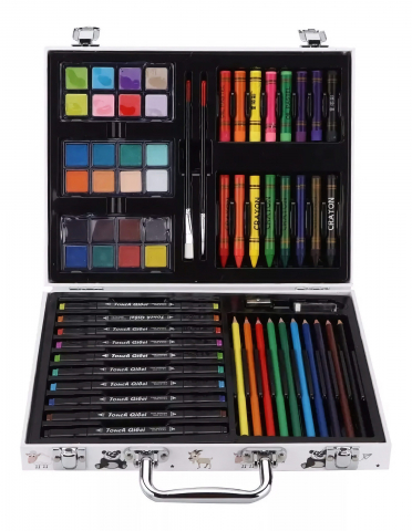 Set Complet de Pictura si Desen, Valiza Metalica [4]