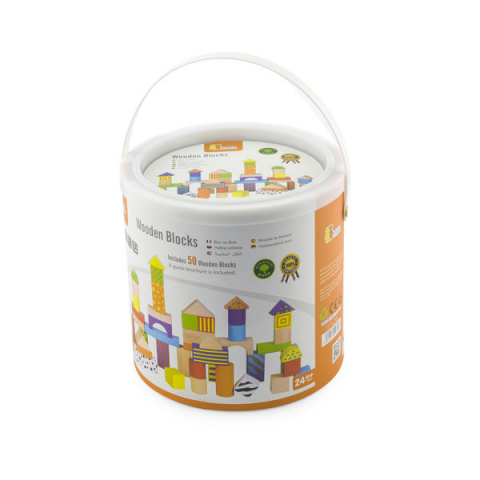 Set cuburi colorate din lemn 50 buc [1]