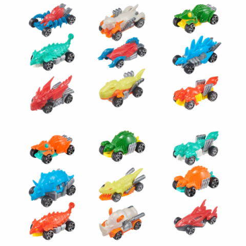 Set de 3 mașini Teamsterz Beast Machines Die-Cast, în as. [3]