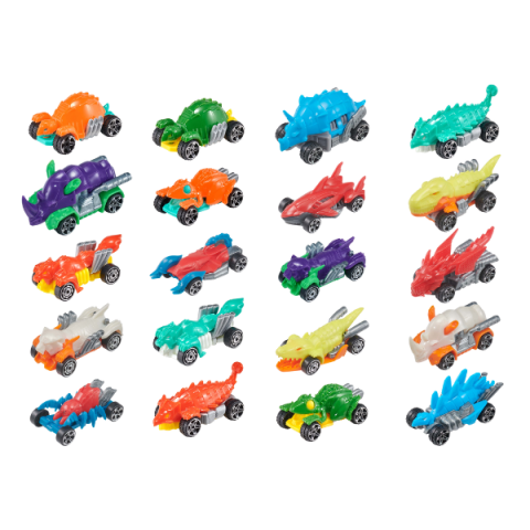 Set de 5 mașini Teamsterz Beast Machines Die-Cast, în as. [3]