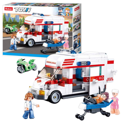 Constructore - Set de construcție ”Ambulanța”, 328 elem.