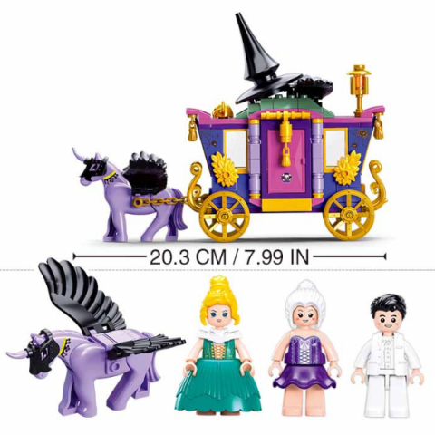 Set de construcție ”Careta vrăjitoarei din pădure”, 287 elem. [5]