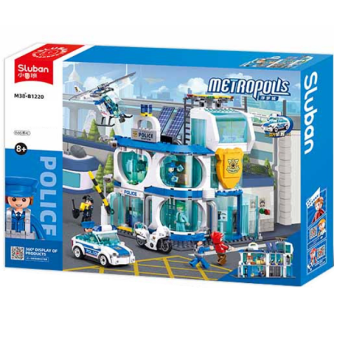Set de construcție ”Departamentul de poliție din oraș", 686 elem. [2]