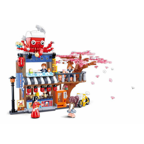 Set de construcție ”Magazinul principal Tako Yaki”, 548 elem. [1]
