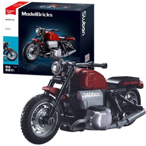 Set de construcție „Motocicleta R18MS”, scara 1:12, 222 elem. Toate Produsele - Set de construcție „Motocicleta R18MS”, scara 1:12, 222 elem.