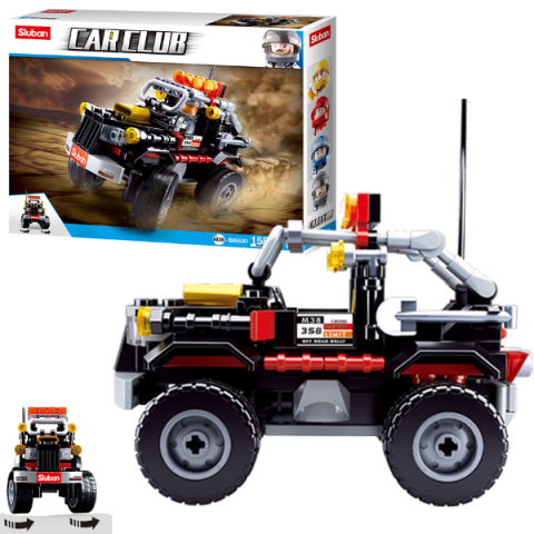 Constructore - Set de construcție „SUV negru, 158 elem.