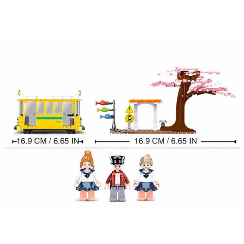 Set de construcție ”Tramvai în centrul orașului”, 347 elem. [3]