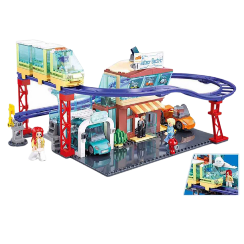 Set de construcție "Vehicul nou cu energie", 379 de elem. [1]