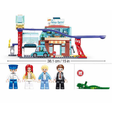 Set de construcție "Vehicul nou cu energie", 379 de elem. [4]