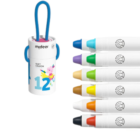 Toate Produsele - Set de creioane de ceară, 12 culori
