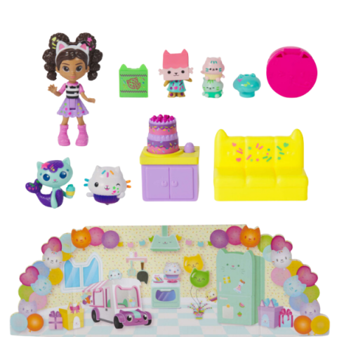 Set de figurine: Cadou aniversar Brioșel, seria "Gabby’s Dollhouse" [1]