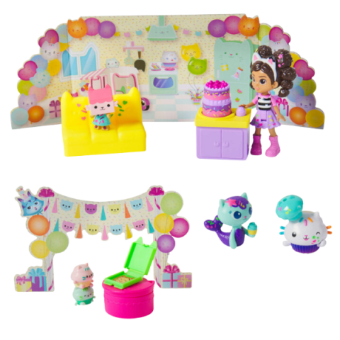 Set de figurine: Cadou aniversar Brioșel, seria "Gabby’s Dollhouse" [3]