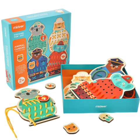 Toate Produsele - Set de înșiruit "Animale"