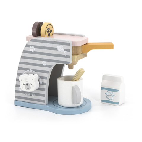 Toate Produsele - Set de joaca din lemn “Aparat de cafea”, 6 piese