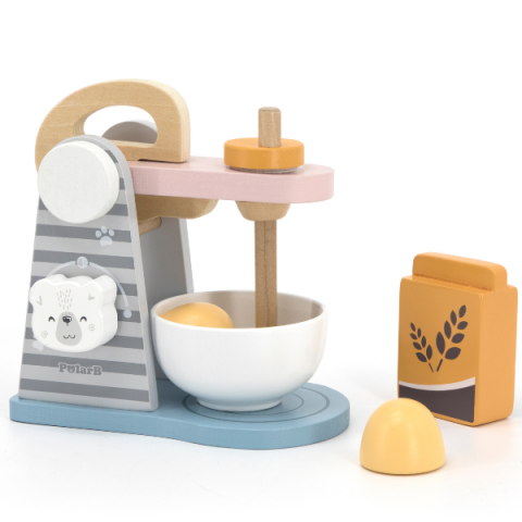 Set de joaca din lemn "Mixer", 4 piese [1]