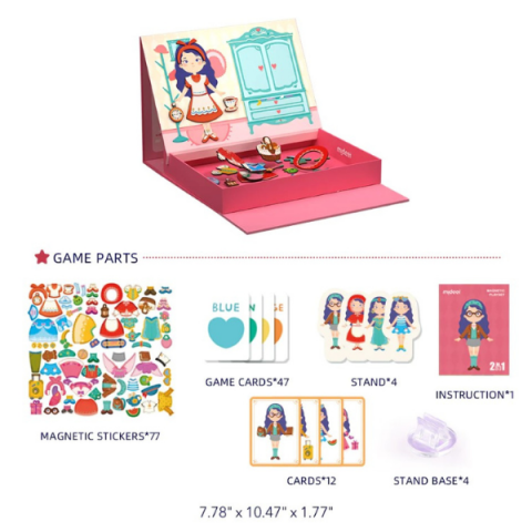 Set de joacă magnetic "Fetița drăgălașă" [1]