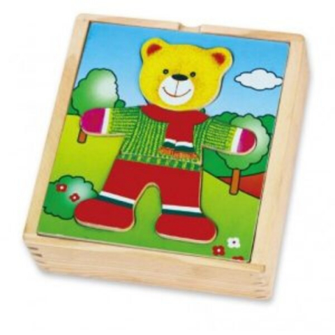 Toate Produsele - Set de joc "Îmbracă băiețelul urs"
