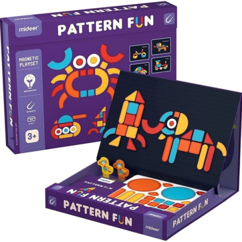 Jucării educative - Set de joc magnetic “Jocul cu imaginația”