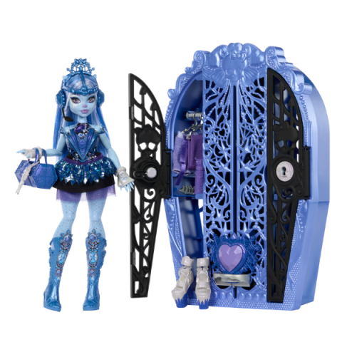 Set de joc Monster High "Abbey Bominable cu șifonier", cu accesorii [4]