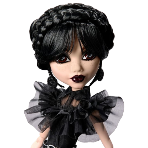 Set de joc Monster High "Păpușa Wednesday în Rochie", cu accesorii [6]